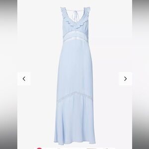 Reformation Purdie Light Blue Maxi Dress